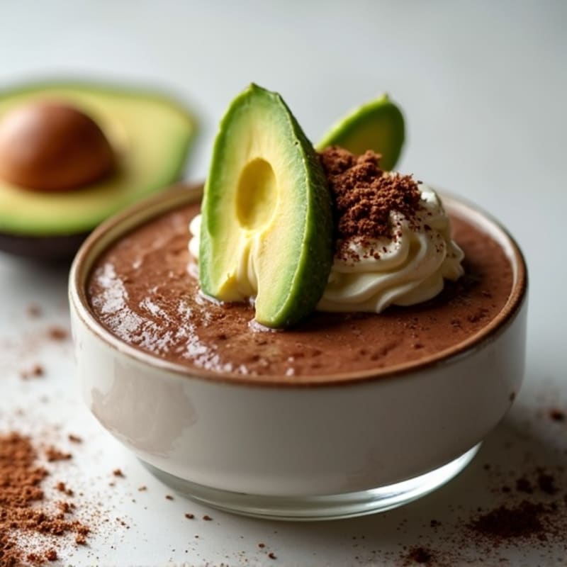 Silky Chocolate Avocado Mousse