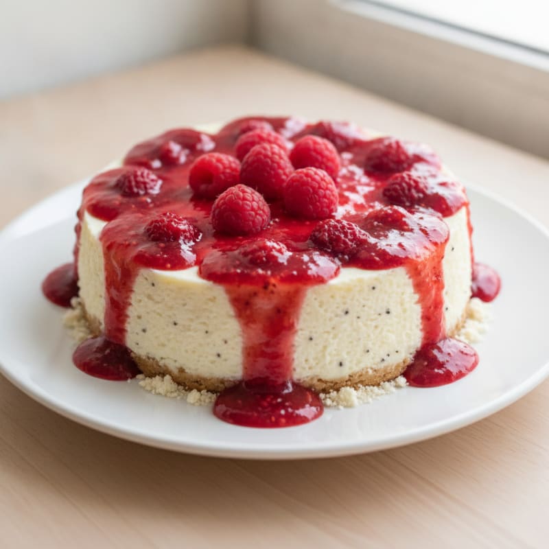 Creamy Greek Yogurt Protein Cheesecake