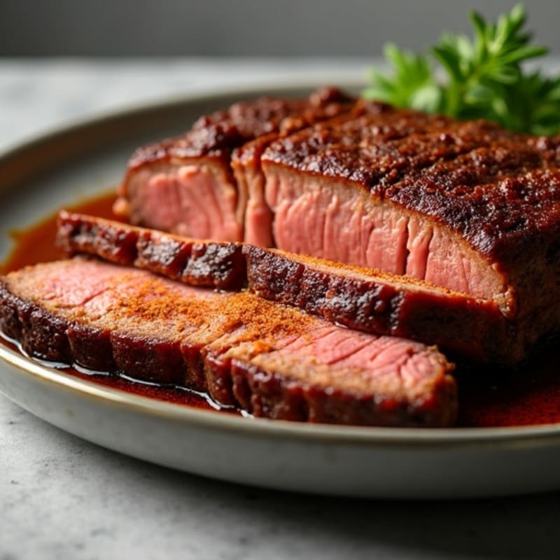 Smoky Paprika-Rubbed Slow Cooked Brisket