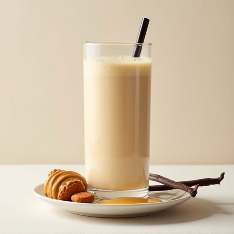 Vanilla Protein Shake with Almond Butter