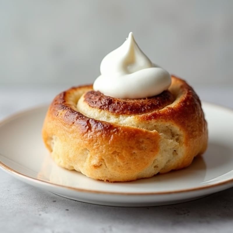 Protein-Packed Almond Flour Cinnamon Roll