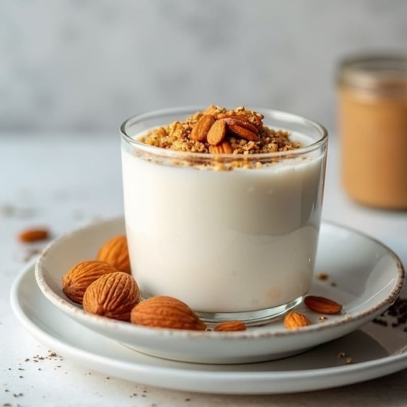 Silky Greek Yogurt Protein Pudding with Almond Butter