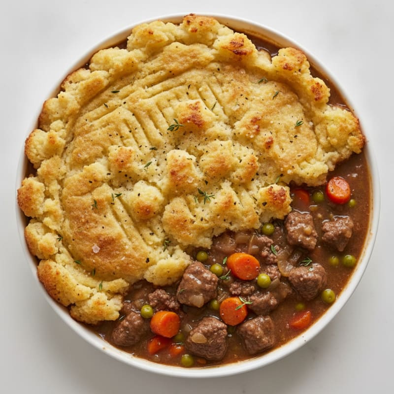 Beef Shepherd's Pie with Root Vegetable Mash