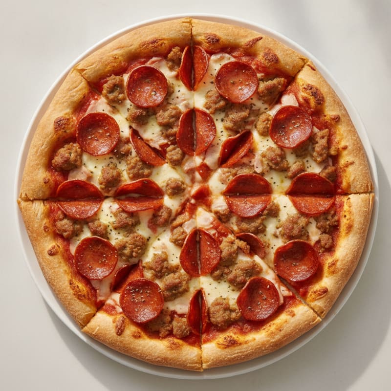 Stuffed Crust Meat Lovers Pizza
