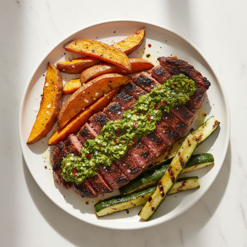 Grilled Churrasco with Chimichurri Sauce