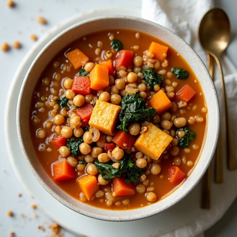 Hearty Spiced Red Lentil Stew