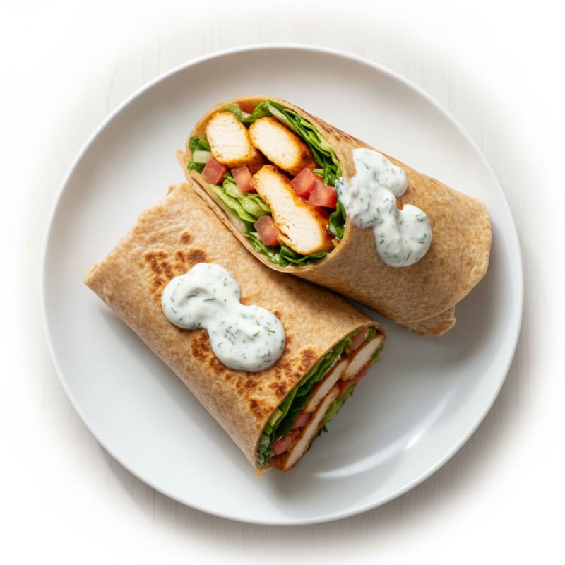 Buffalo Ranch Chicken Wrap