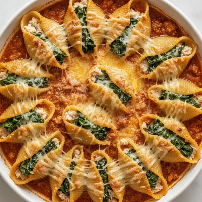 Spinach & Ricotta Stuffed Shells