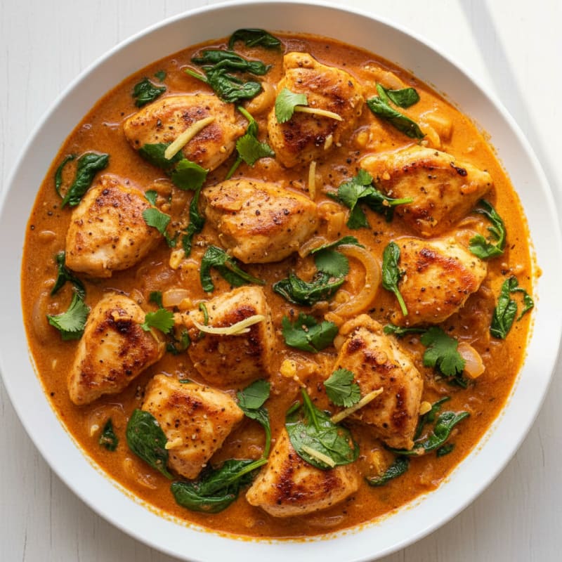 Creamy Spiced Chicken Masala Skillet