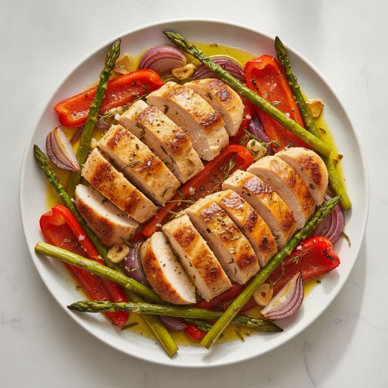 Bell Pepper and Herb Roasted Chicken