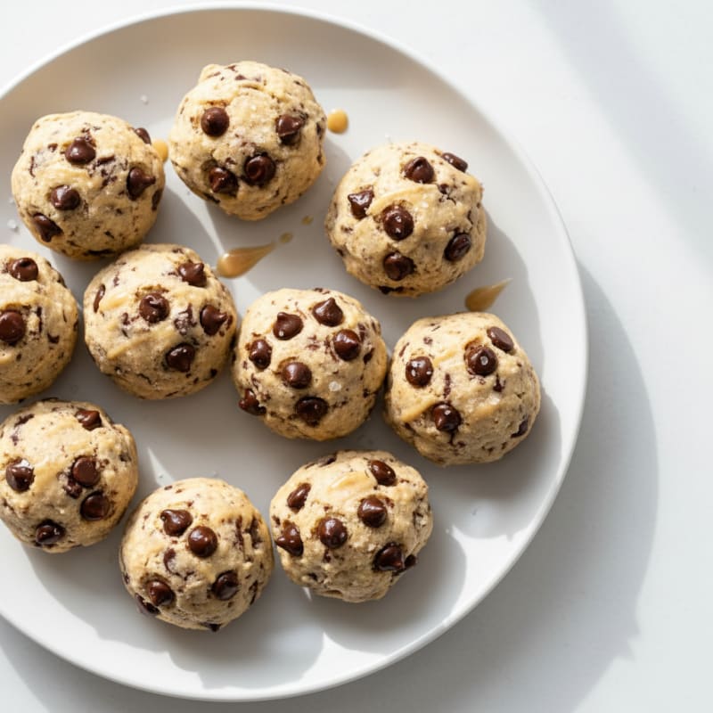 No-Bake Chocolate Chip Protein Bites