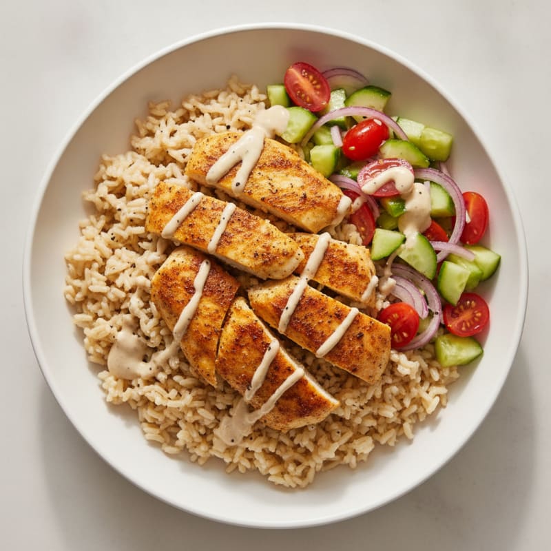 Chicken Shawarma Rice Bowl