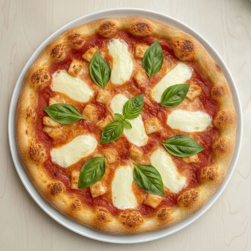 Classic Margherita Pizza with Fresh Basil
