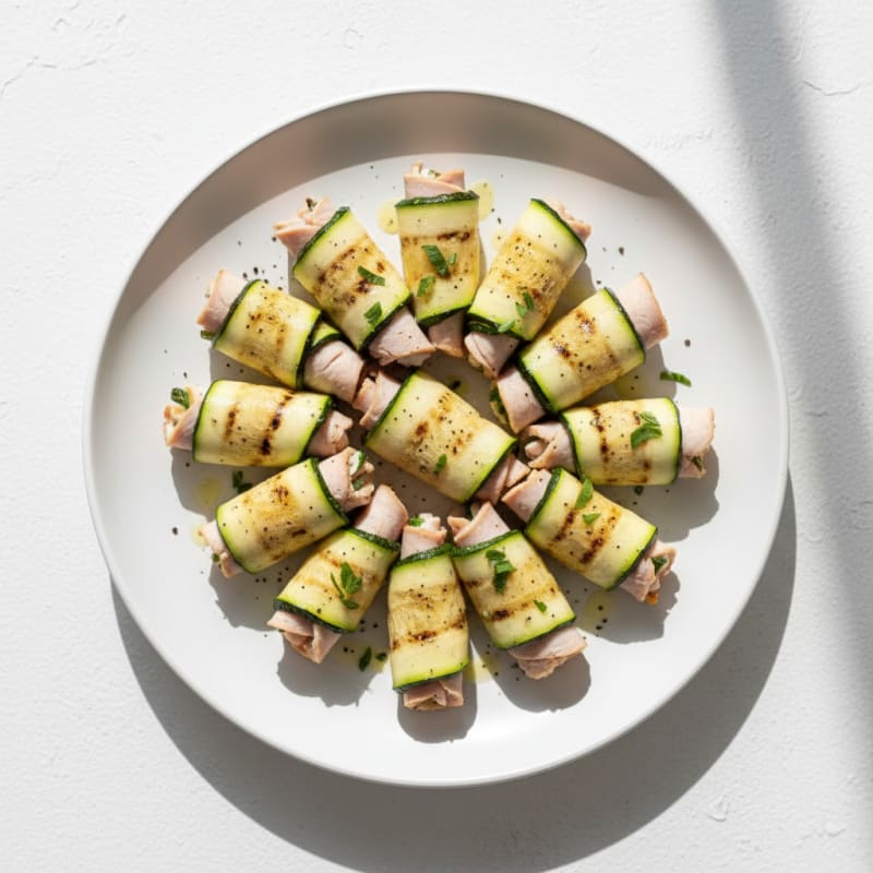 Grilled Turkey Zucchini Wraps