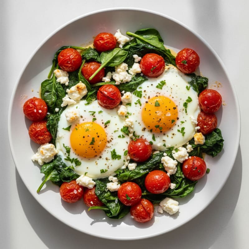 Baked Eggs with Roasted Tomatoes