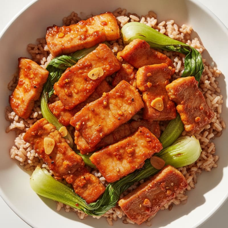 Spicy Gochujang Pork Belly Bowl