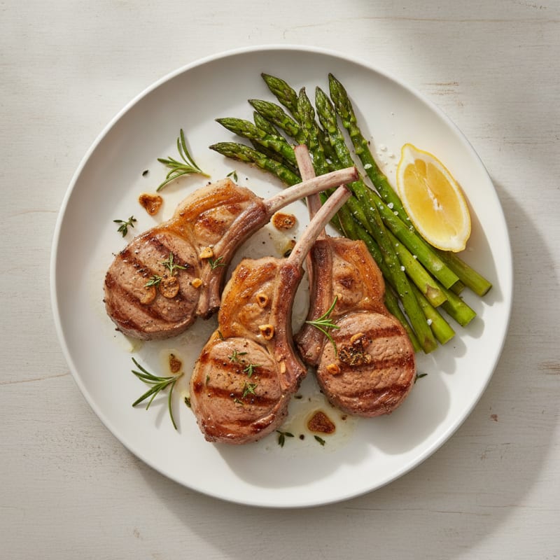Grilled Herb Lamb Chops