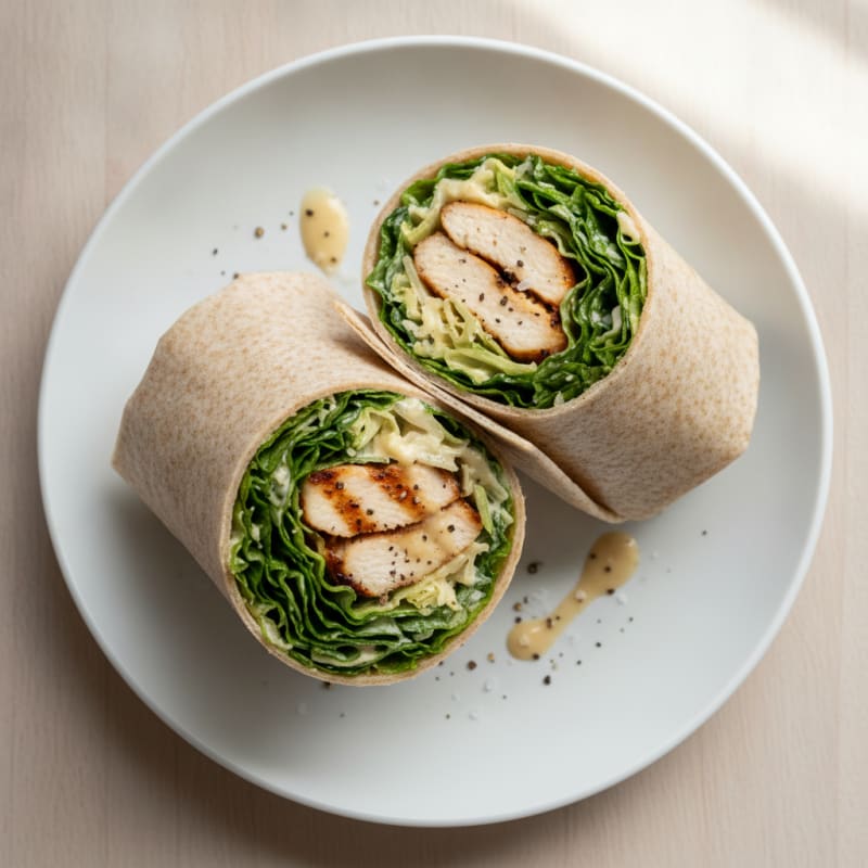 Chicken Caesar Salad Wrap