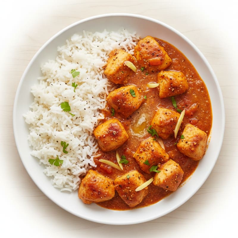 Spiced Butter Chicken with Basmati Rice