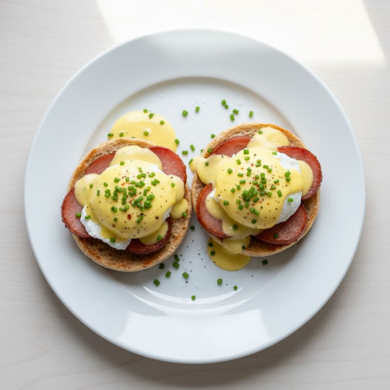 Creamy Classic Eggs Benedict with Zesty Hollandaise