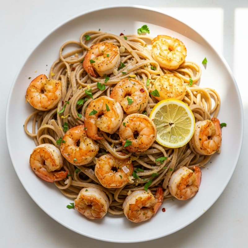 Zesty Garlic Butter Shrimp Scampi