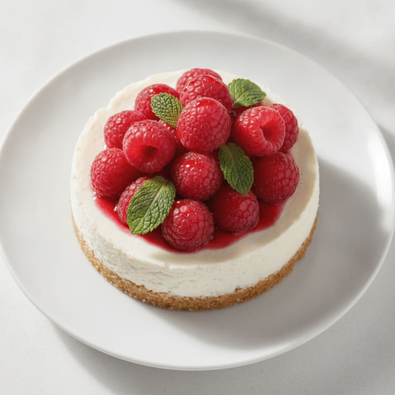 Silky Greek Yogurt Protein Cheesecake