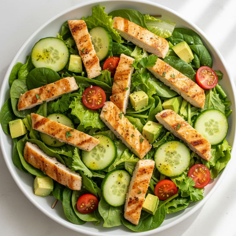 Zesty Lemon Herb Chicken Salad