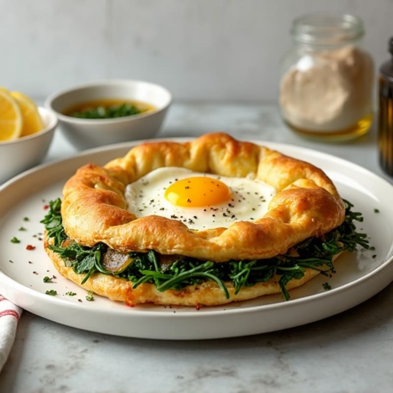 Crispy Spinach Feta Phyllo Pie
