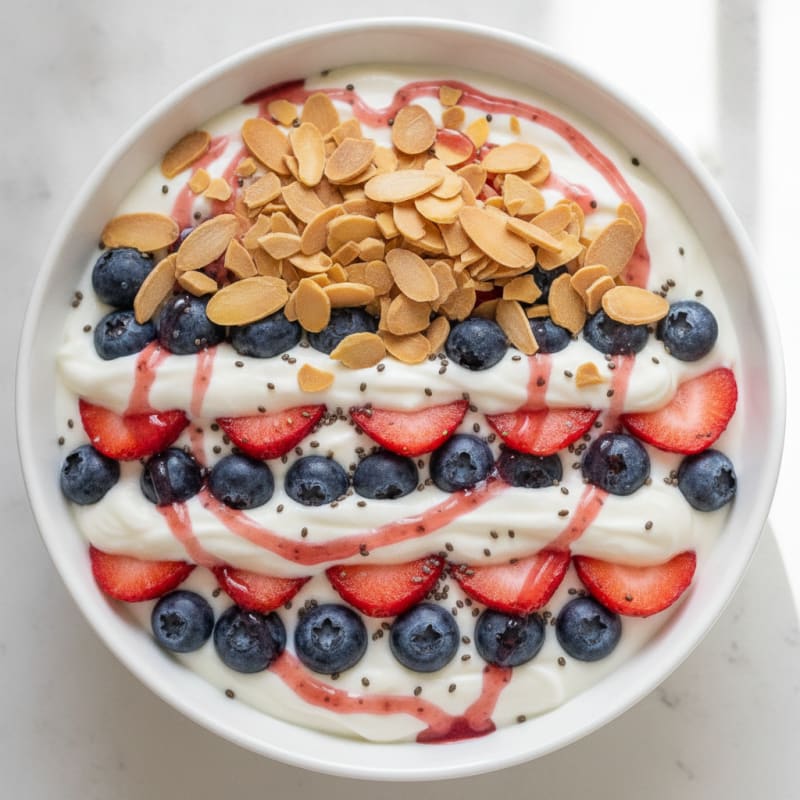 Greek Yogurt Protein Parfait with Berries