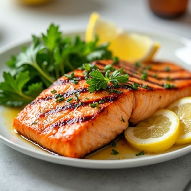 Lemon Herb Grilled Salmon