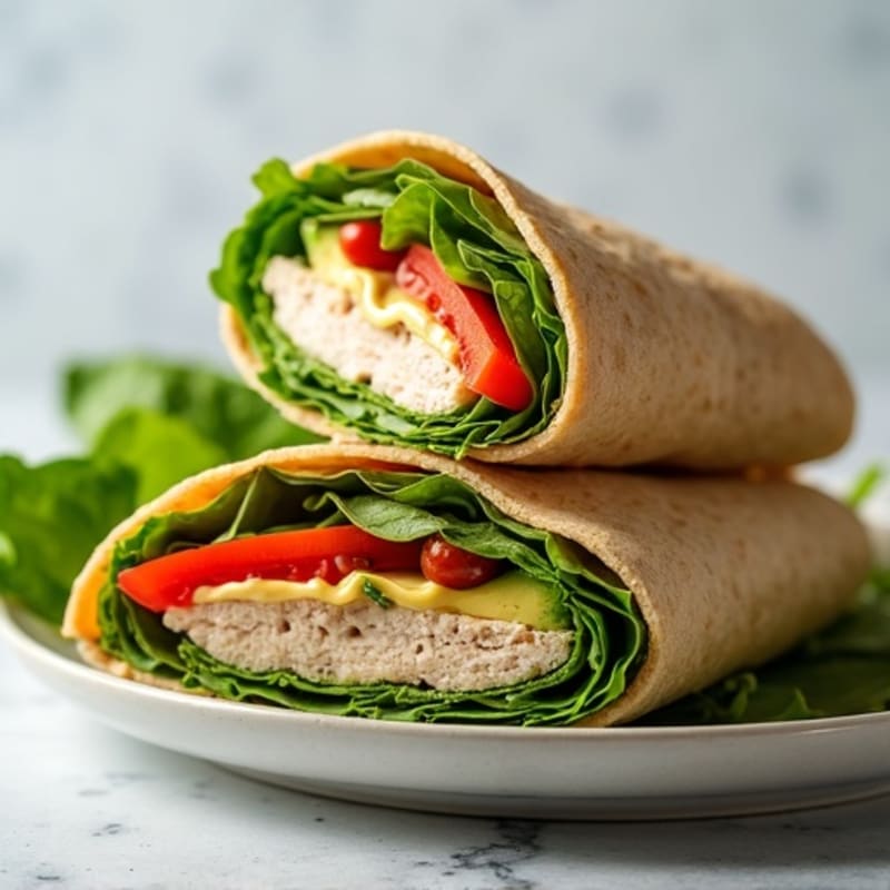 Turkey Avocado Whole Wheat Wrap