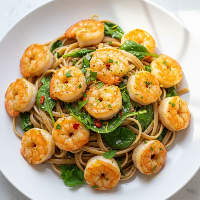 Zesty Garlic Butter Shrimp Scampi