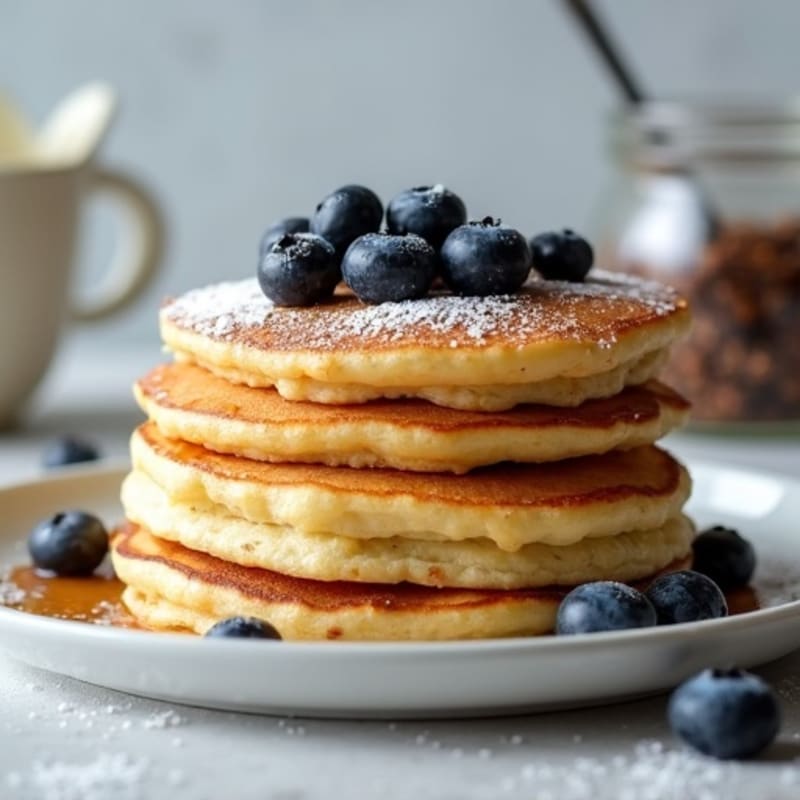 Fluffy Greek Yogurt Protein Pancakes