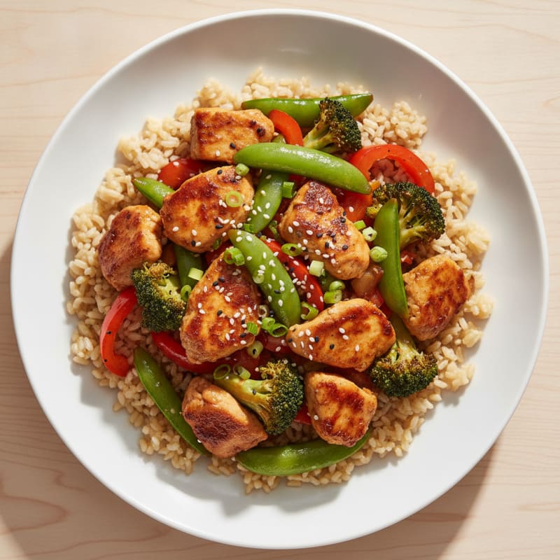 Teriyaki Chicken Stir-Fry with Vegetables