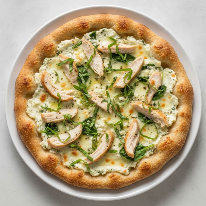 Garlic Herb White Pizza