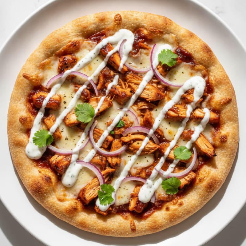 BBQ Chicken Ranch Pizza