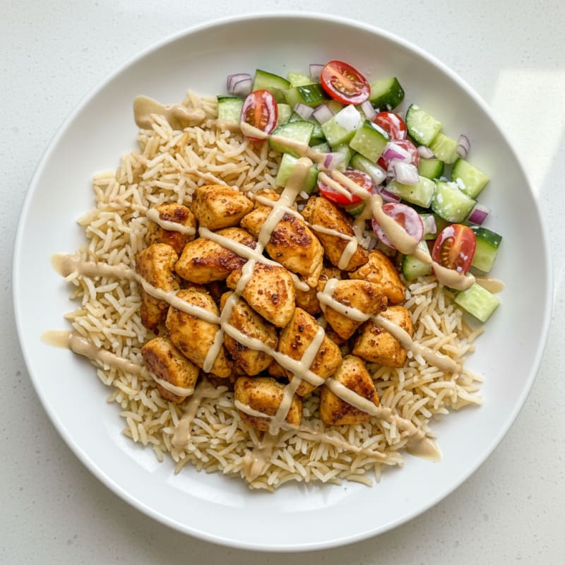 Chicken Shawarma Rice Bowl