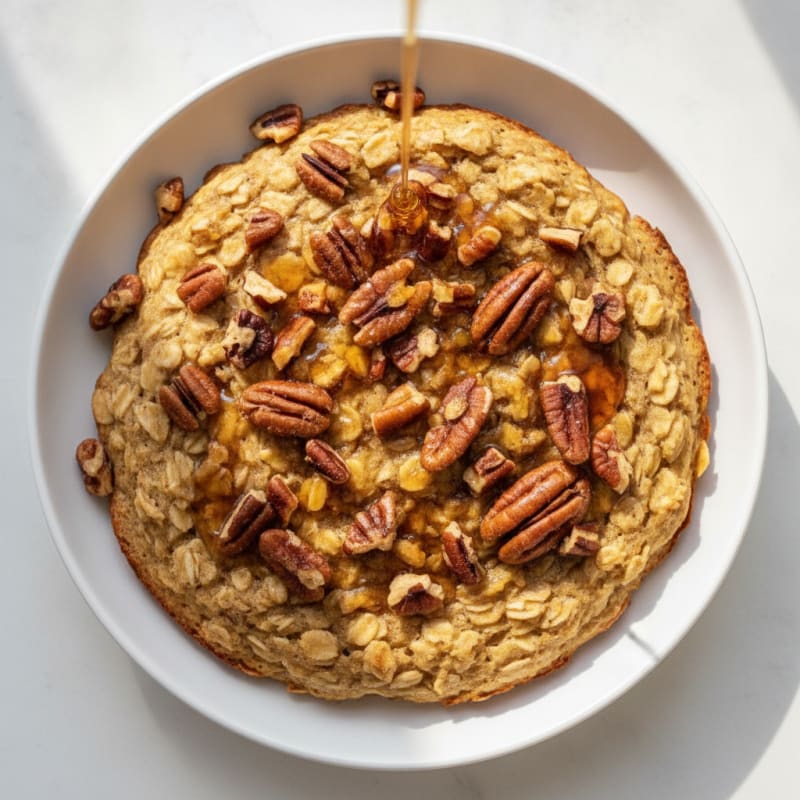 Maple Pecan Baked Oats
