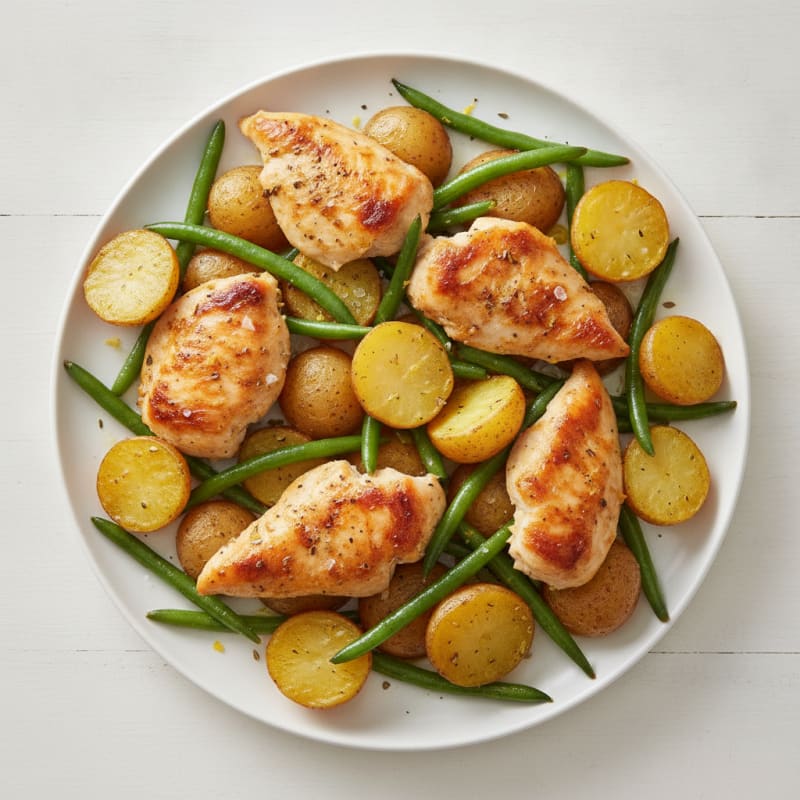 Sheet Pan Lemon Herb Chicken and Potatoes