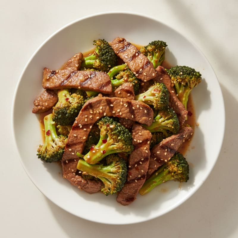 Sesame Beef and Broccoli Stir-Fry
