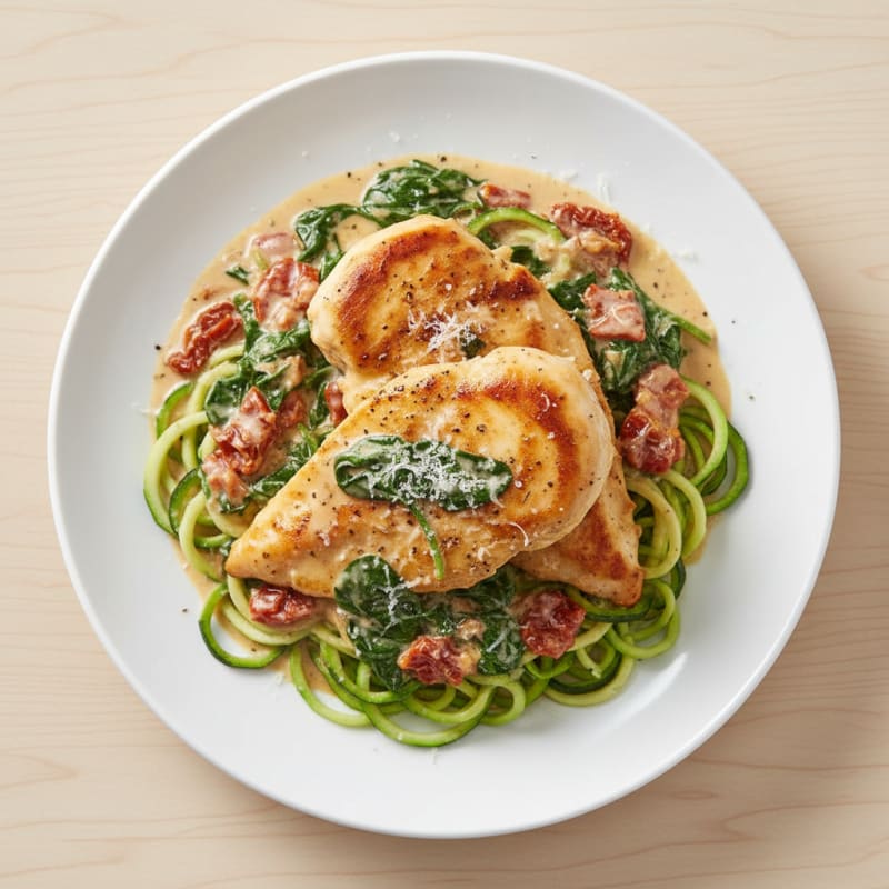 Creamy Tuscan Chicken and Spinach