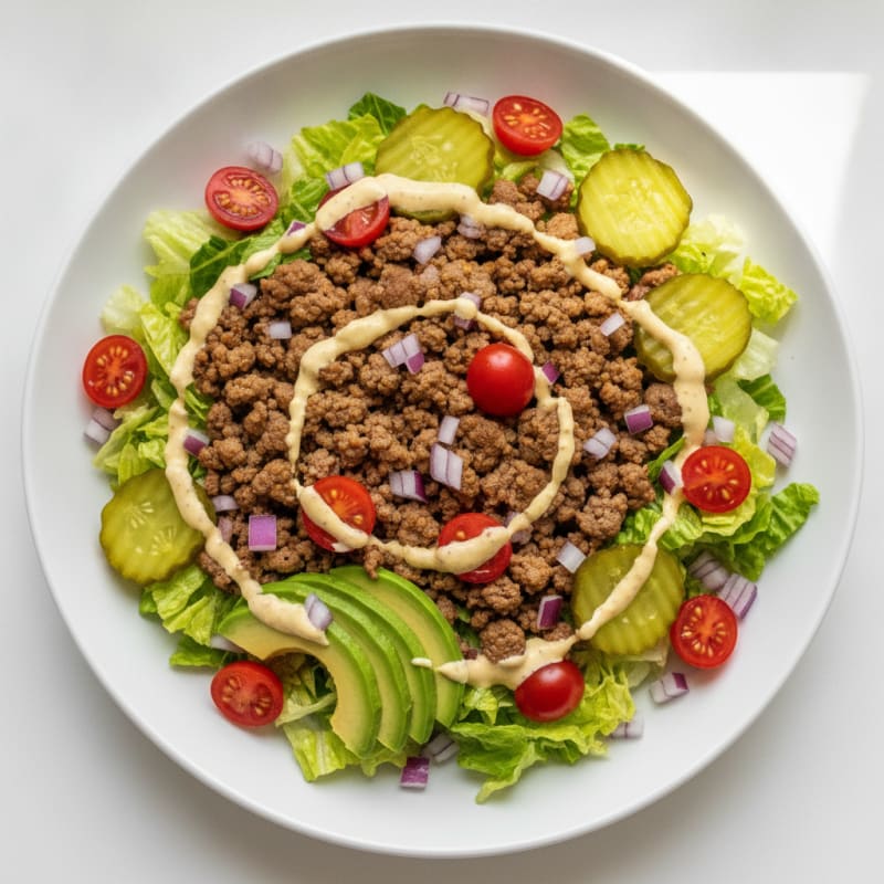 Big Mac Inspired Protein Power Bowl