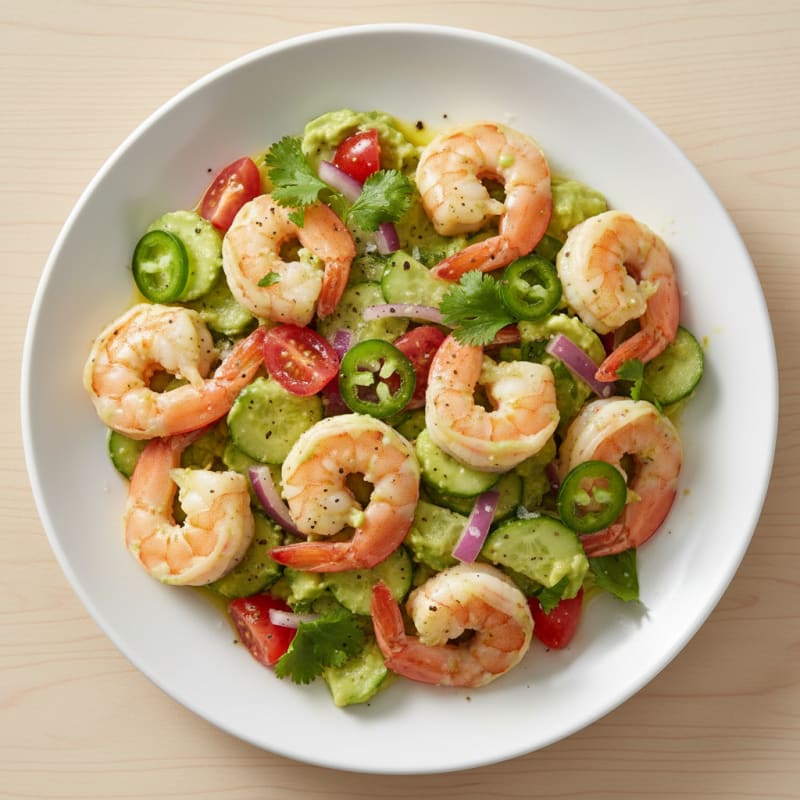 Zesty Shrimp Avocado Ceviche