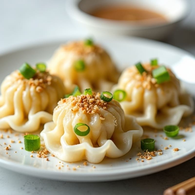 Lightened-Up Chicken and Cauliflower Dumplings