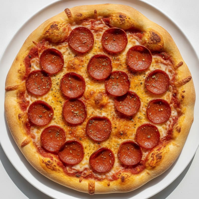 Stuffed Crust Pepperoni Pizza