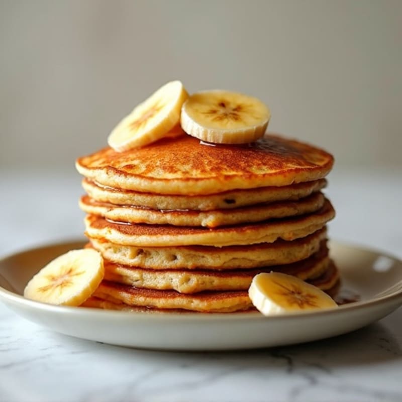 Caramelized Banana Protein Pancakes