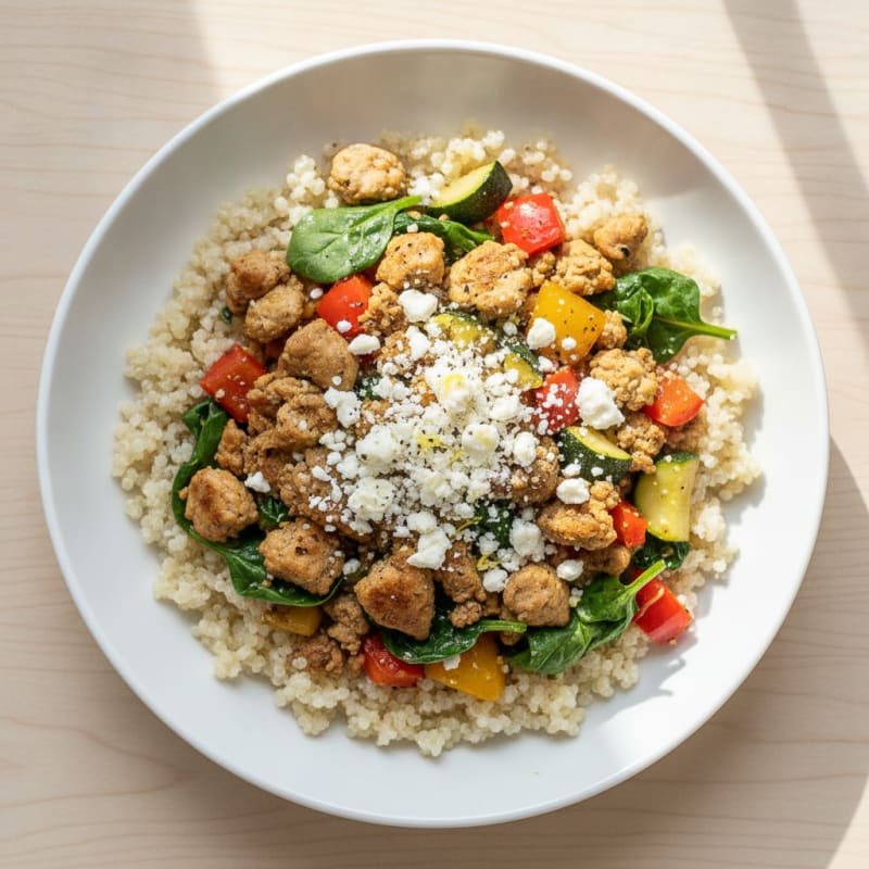 Lean Turkey and Quinoa Power Bowl