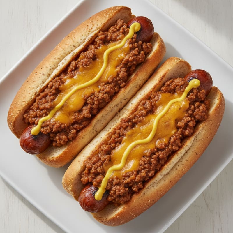 Classic Chili Cheese Hot Dogs