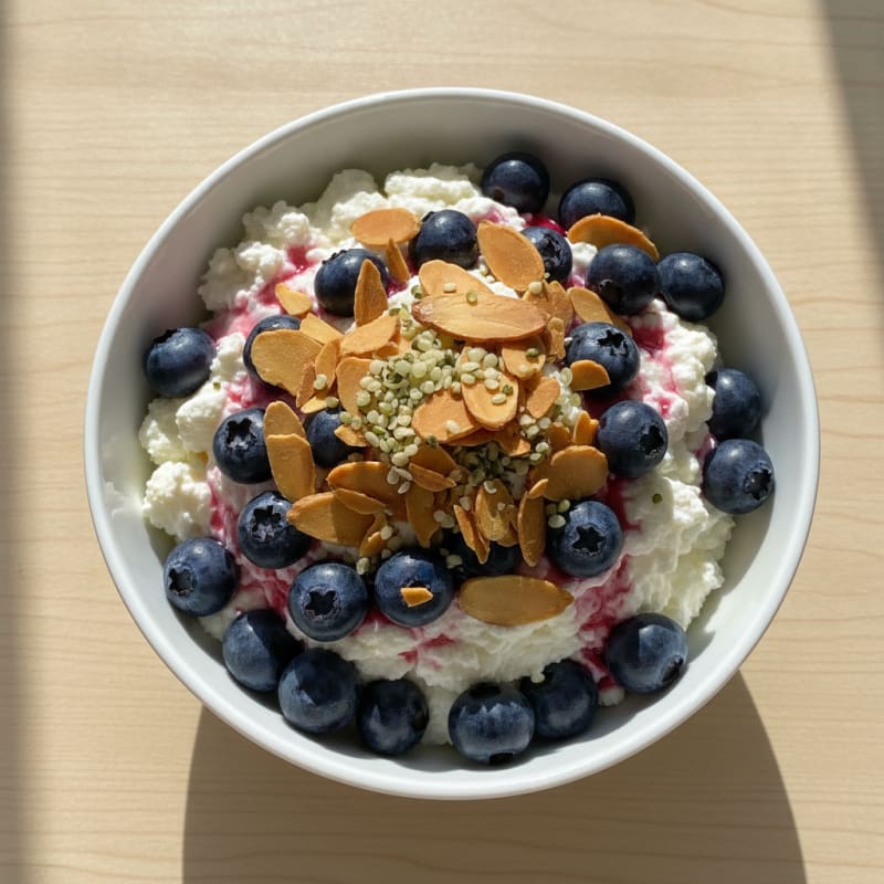 Cottage Cheese Berry Protein Parfait