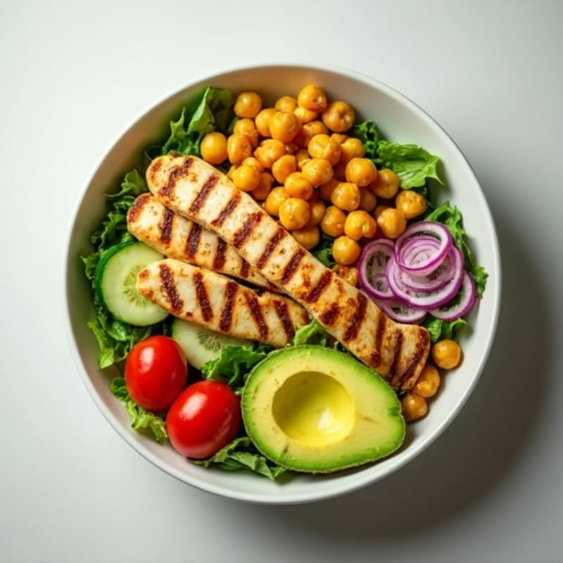 Crisp Avocado Salad Bowl